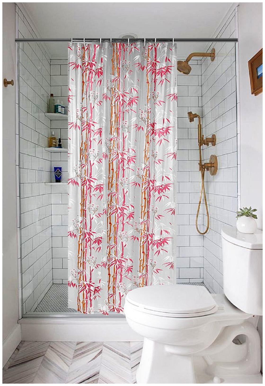 

HANBOK PVC Shower Curtain with 8 Hooks (54x78 inch)