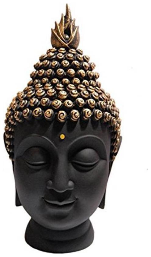 

Handicrafted Statue Of Lord Buddha Head (Good quality For Home n Office) Decorative Showpiece
