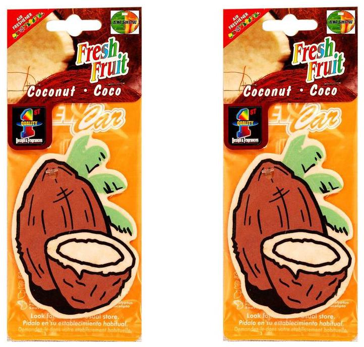 

Hanging Air freshners Set of 2 pcs Coconut