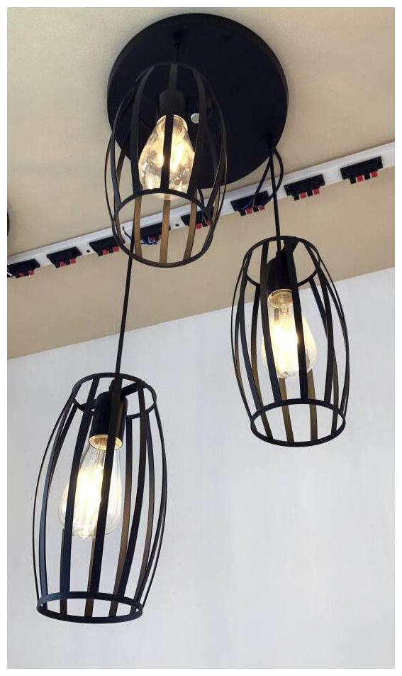 

Hanging Light Cage 3 Light