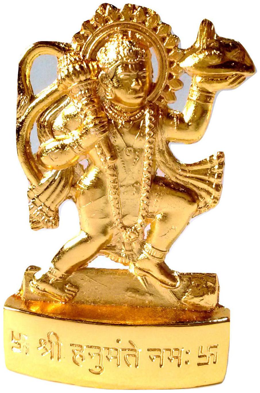 

HANUMAN IDOL GOLD PLATED IDOLL MURTI