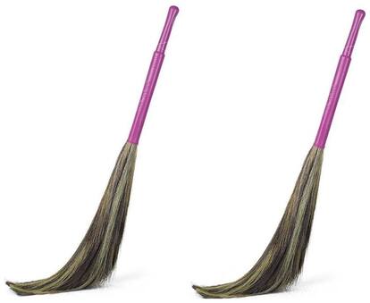 Happiness Overloaded Grass Broom (Pack of 2)
