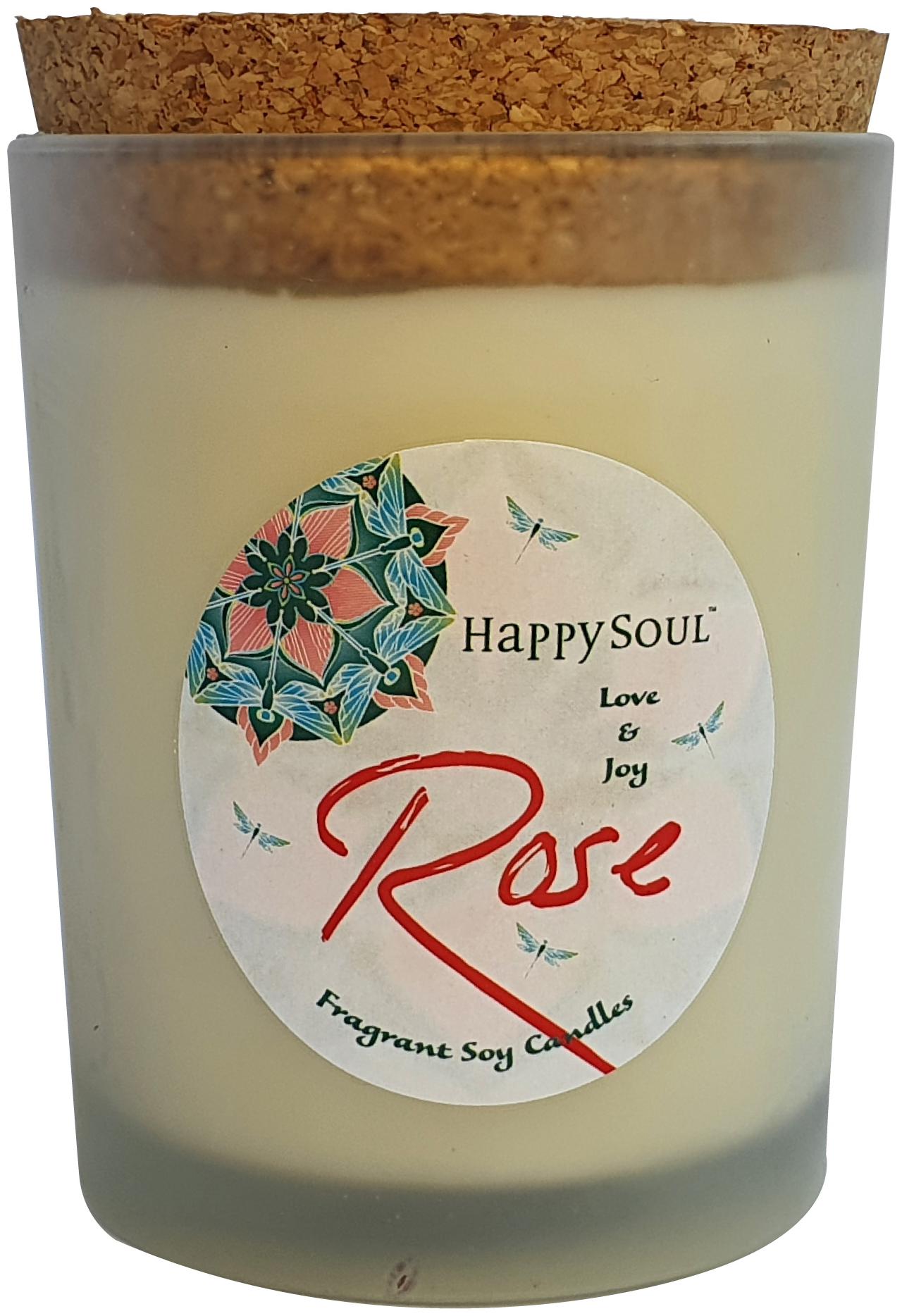 

Happy Soul Paraffin wax White Scented candle