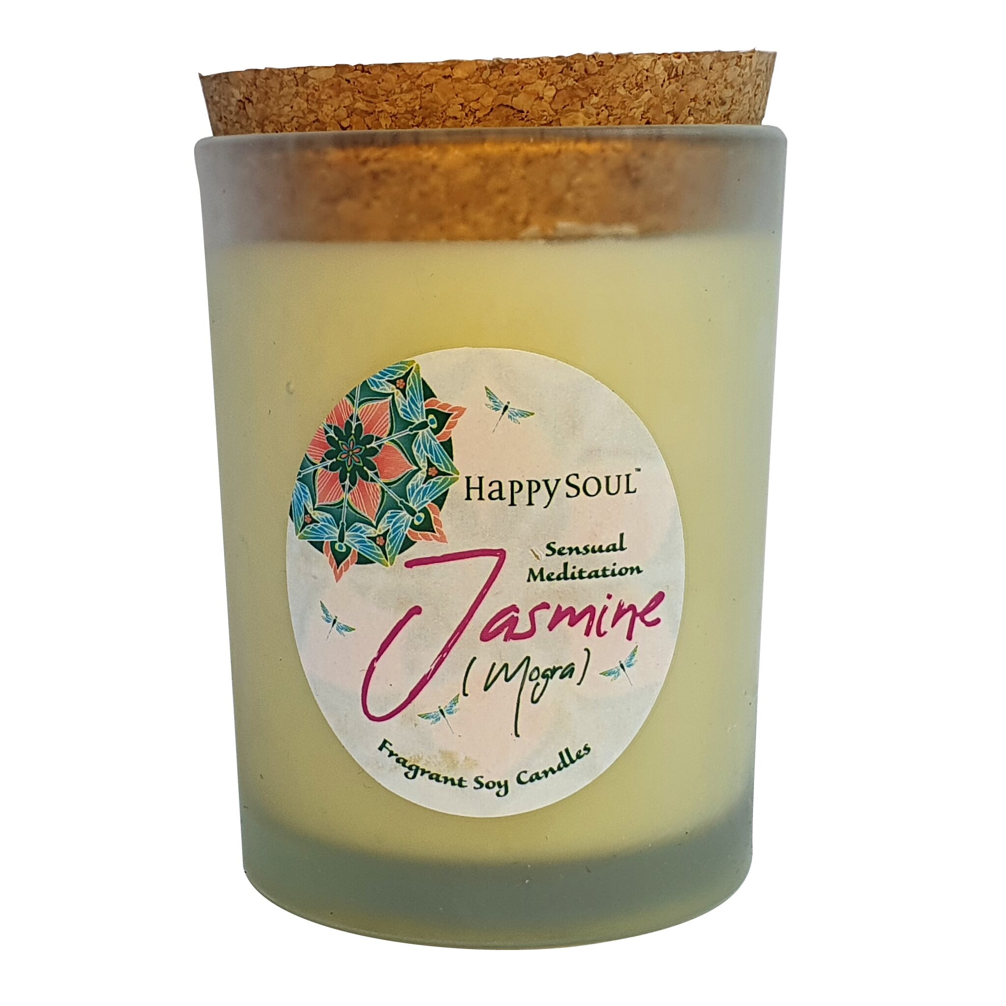 

Happy Soul Paraffin wax White Scented candle