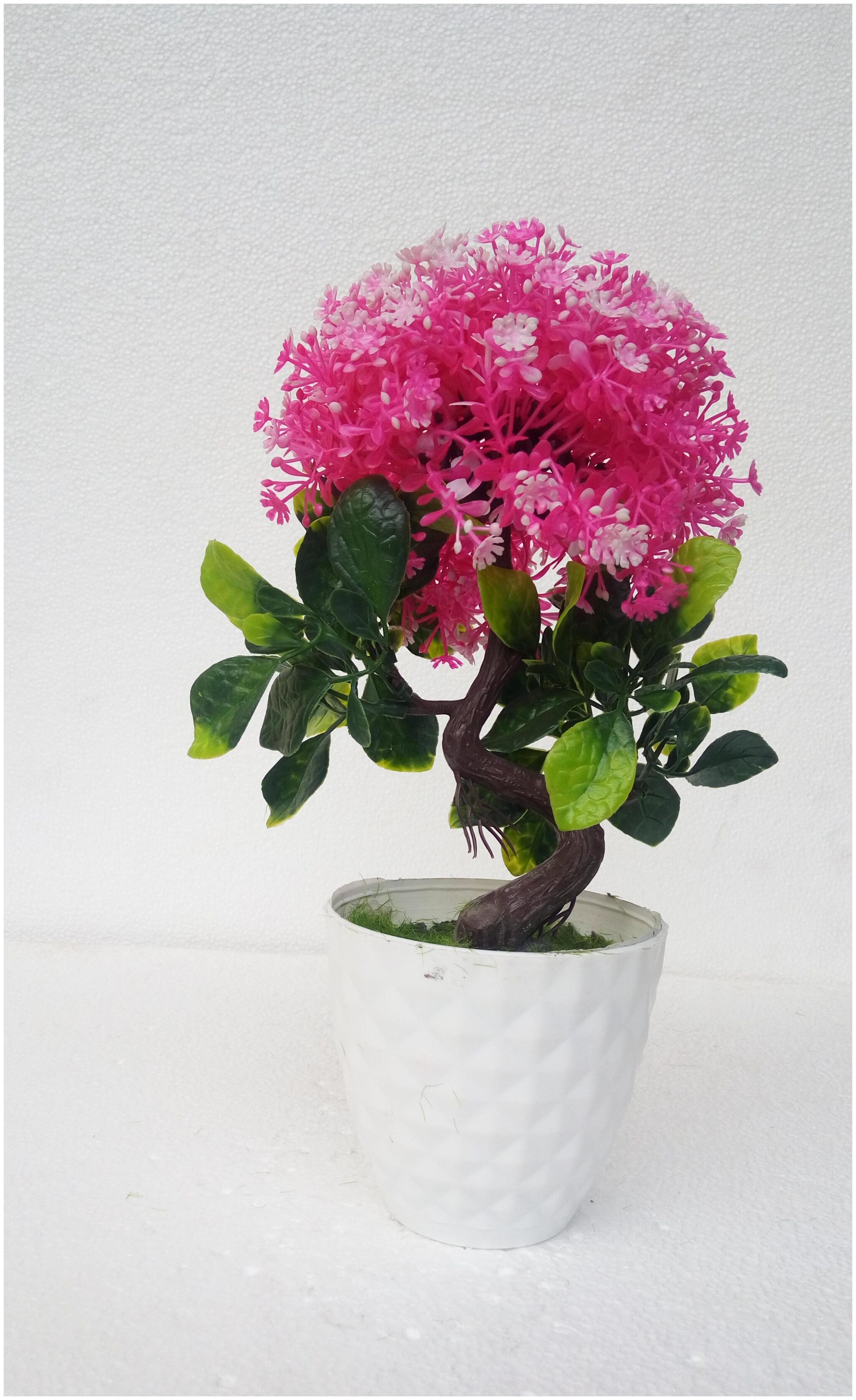 

Happy Stoning Artificial Bonsai Plant with Pot Height 18cm