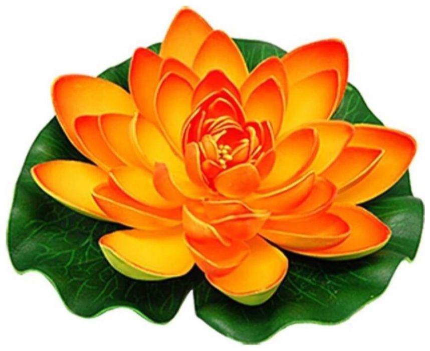 

hardik Artificial floating Lotus Flower for Decoration of Party Wedding Community Hall Garden Home Restaurant Club ETC Pack of 1 big