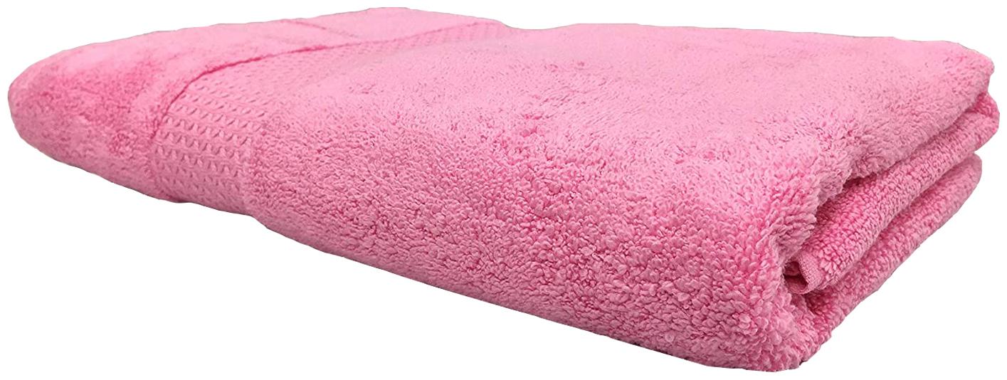 

Hardik Home 340 GSM Cotton Bath towel ( 1 piece Pink )