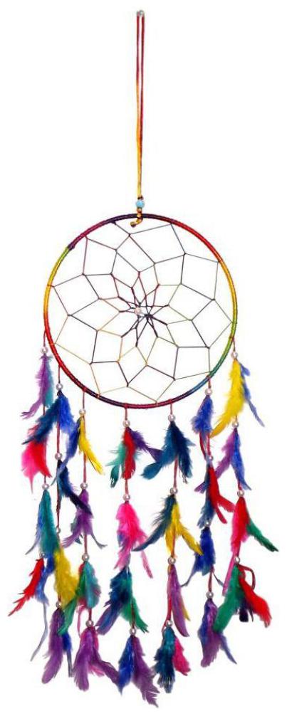 

HARDIK HOME CREATION Dream Catcher Wall Hangings Home Decor Handmade Dreamcatcher for Bedroom Balcony Garden Party Cafe Small Ring Beaded for Positive Energy and Protections