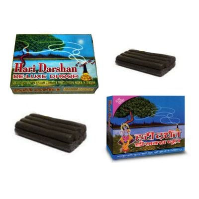 

Hari Darshan Deluxe Dhoop Luxuriantly Perfumed Made With Pure Herbs Pack Of 10 by IS