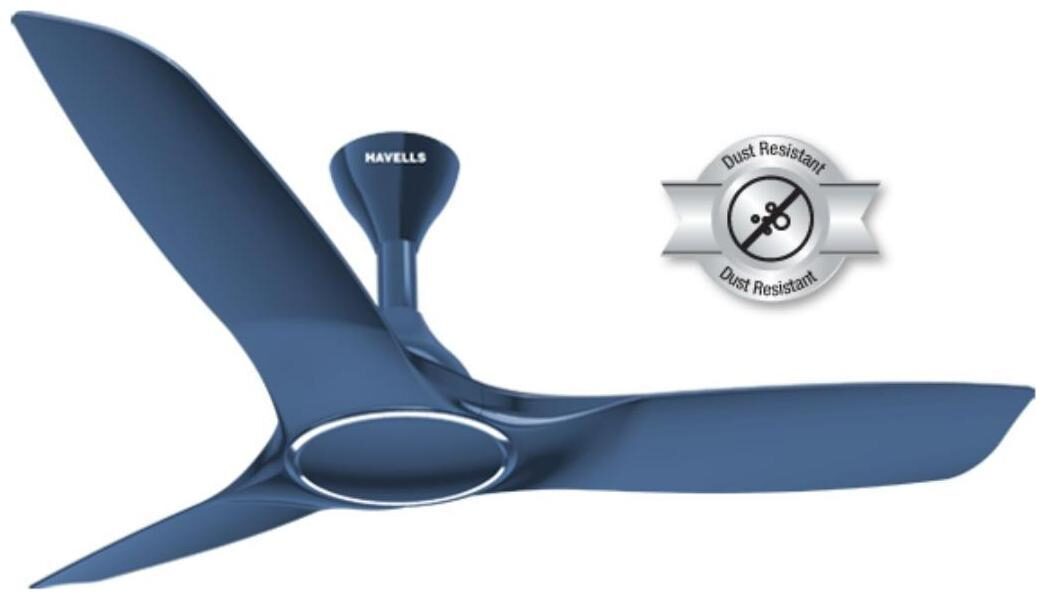 

Havells Stealth Air 1250 mm Premium Ceiling Fan ( Indigo blue Pack of 1 )