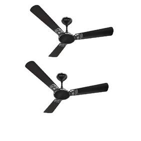 Havells Enticer Art 3 Blades 1200 mm Ceiling (MET.BLACK CHROME) Pack Of 2