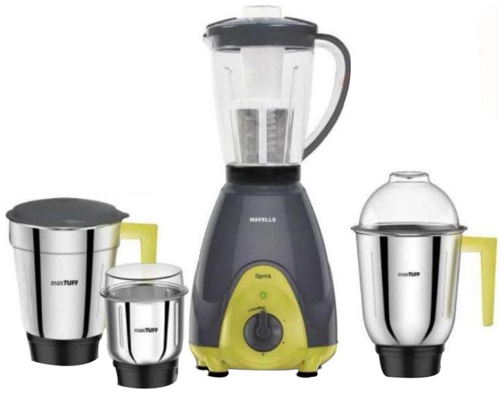 

Havells SPRINT 600 W Mixer Grinder ( Grey 4 Jars )