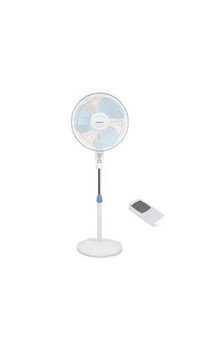 Havells Swing Pedestal W/Remote Control 3 Blades (400 mm) Pedestal Fan (White & Blue)