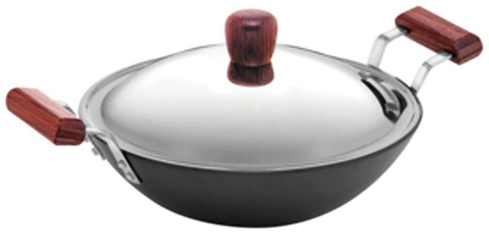 

Hawkins 3 75L Deep Fry Pan Induction Compatible with Stainless Steel Lid