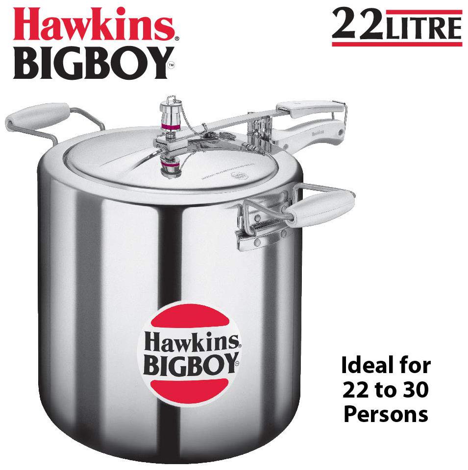 

Hawkins Bigboy Aluminum Pressure Cooker 22 L