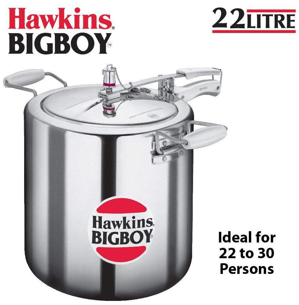 

Hawkins Bigboy Aluminum Pressure Cooker 22 L