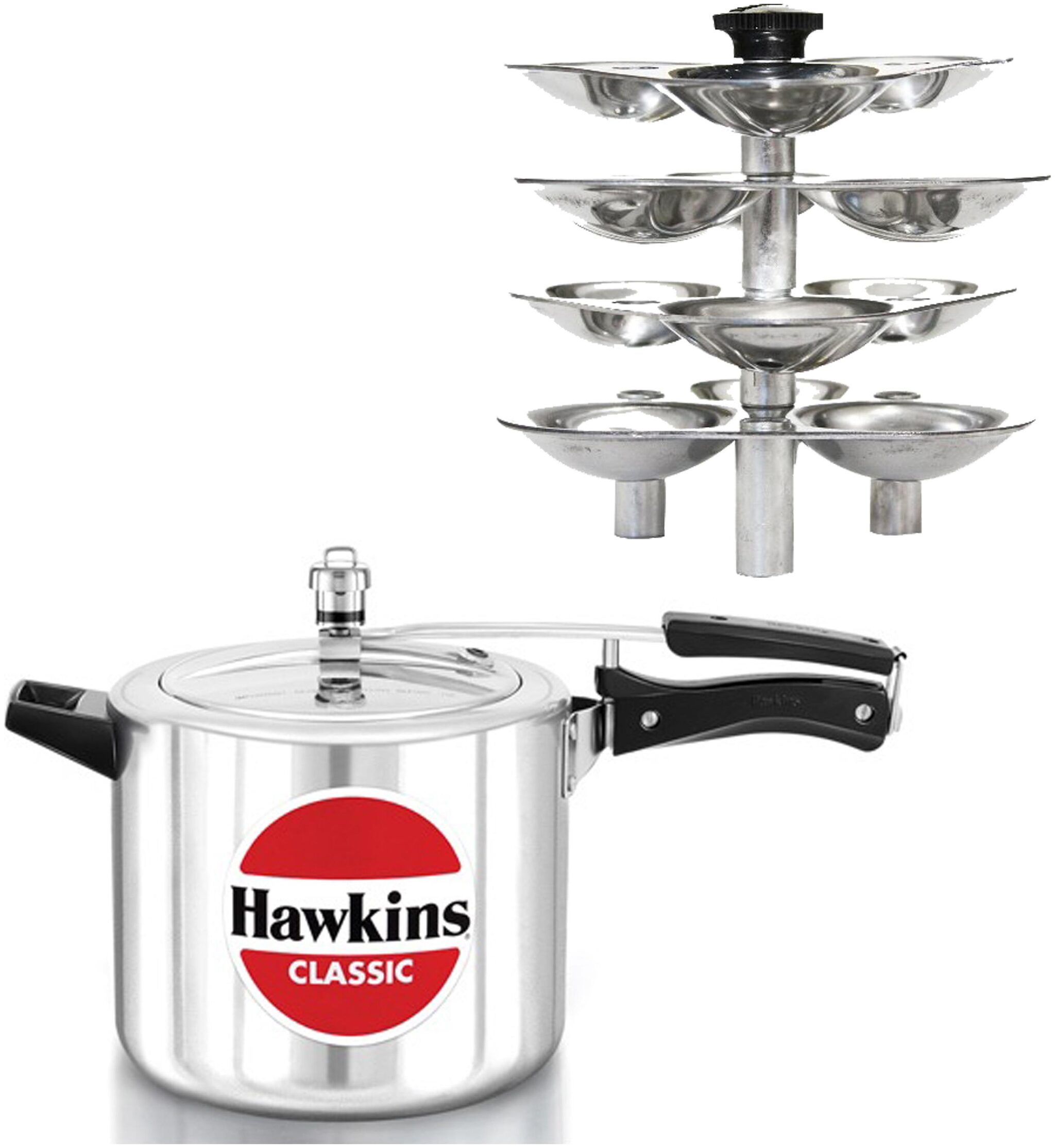 

Hawkins Classic 6 5 L Pressure Cooker With Idli Stand
