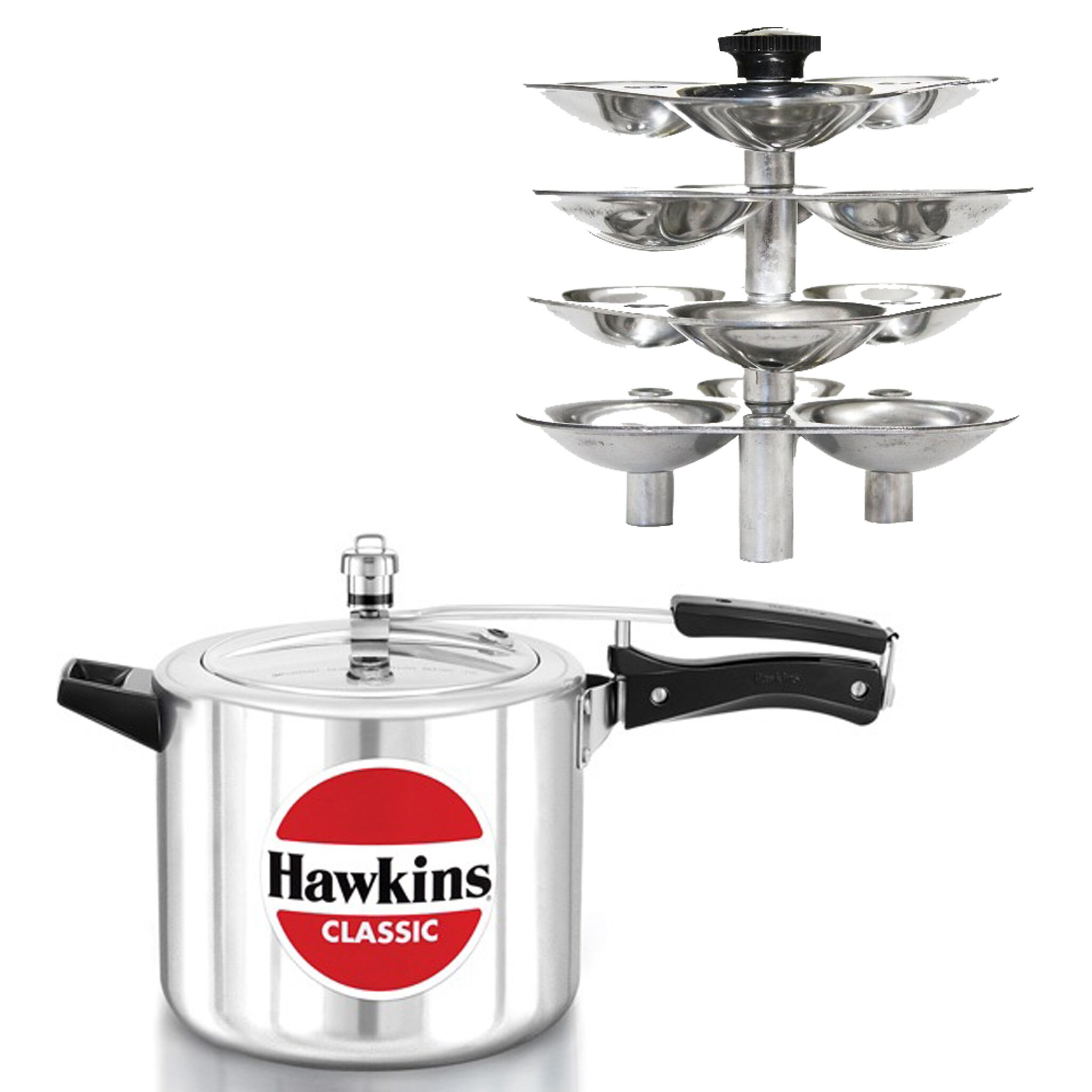 

Hawkins Classic 6 5 L Pressure Cooker With Idli Stand