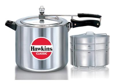 

Hawkins Classic 10 Litre Pressure Cooker with Separators