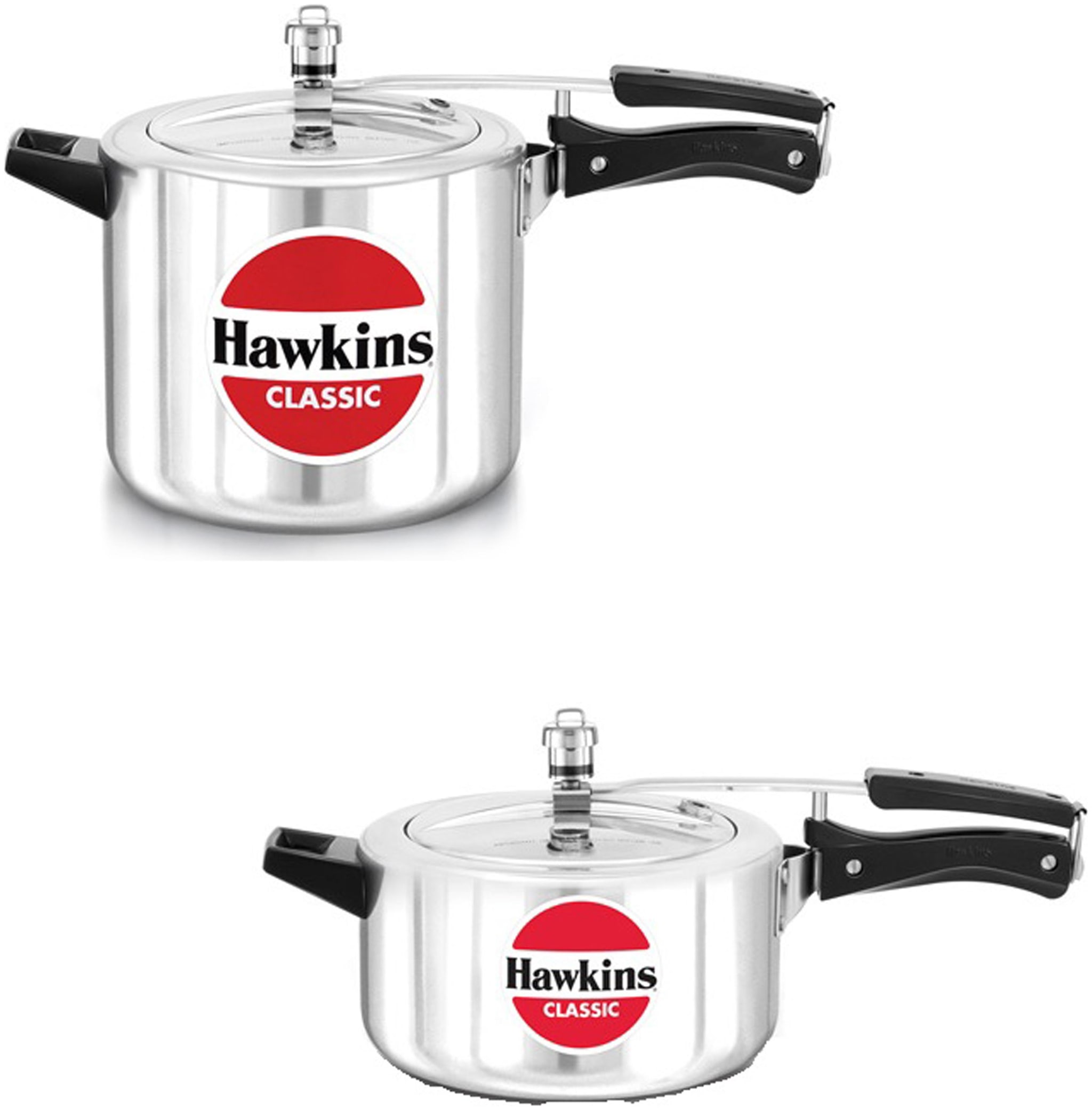 

Hawkins Contura 1 5 L And Classic 4 L Pressure Cooker Combo