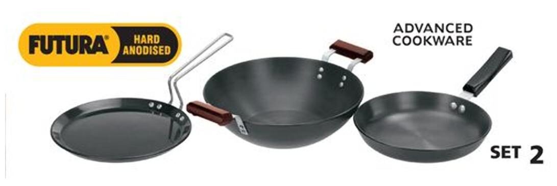 

Hawkins Cookware Set Hard Anodised Set 2