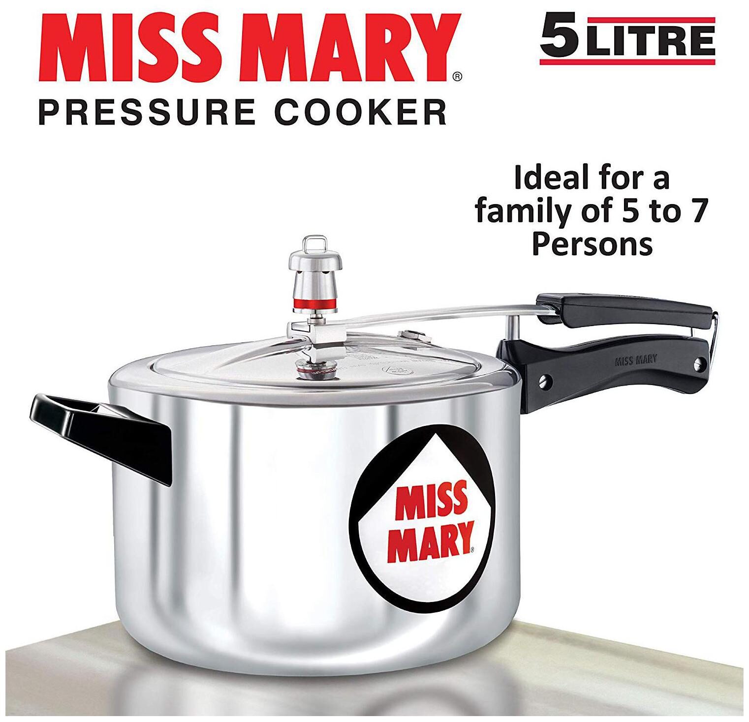 

Hawkins Miss Mary 5L Pressure Cooker (L57)