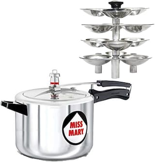 Buy Hawkins Miss Mary 5 5 L Pressure Cooker With Idli Stand For 5
