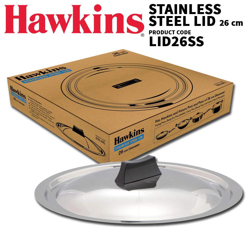 

Hawkins Stainless Steel Lid for Cookware 26 cm