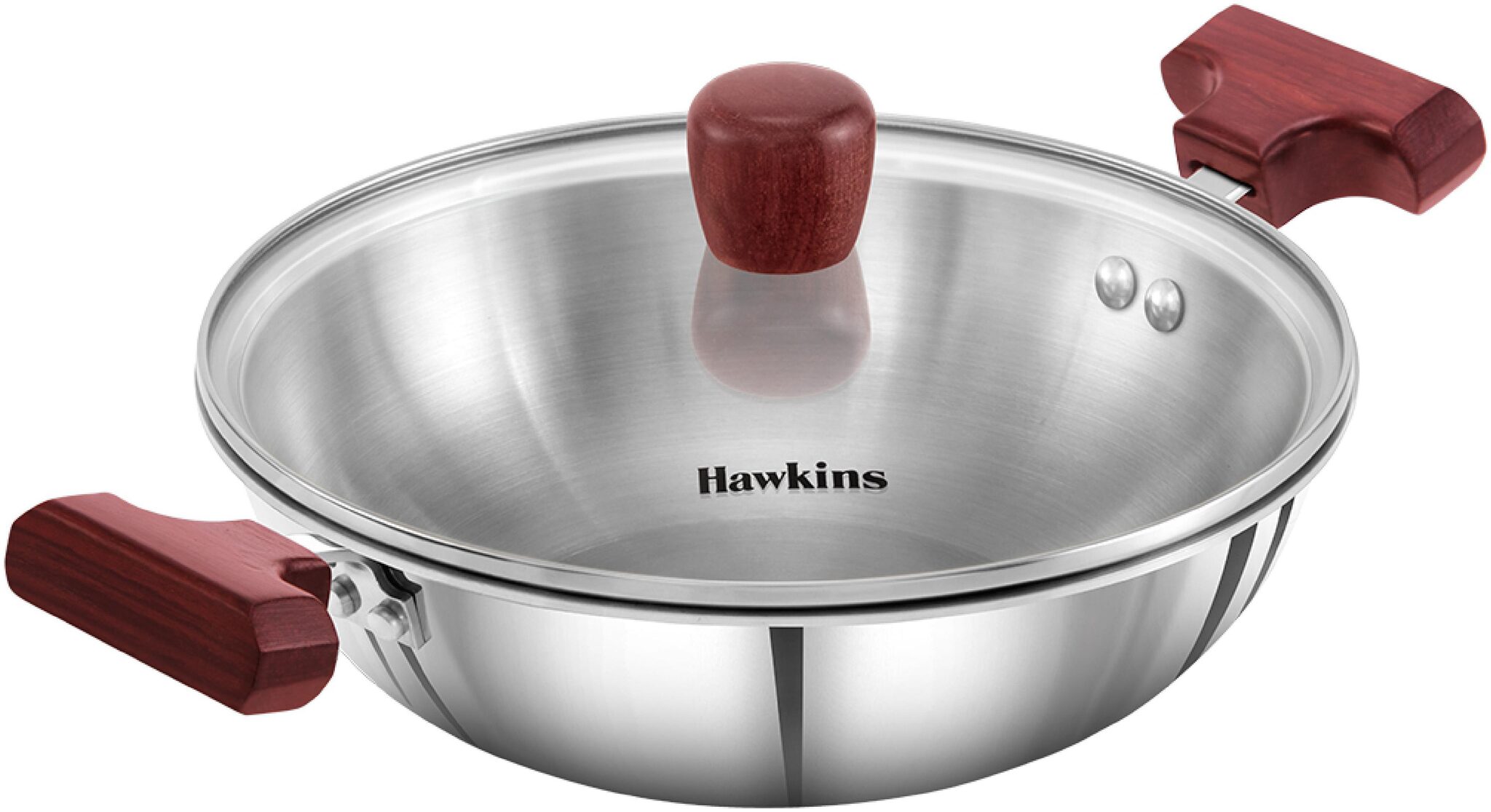 

Hawkins Triply 3 mm Extra-Thick Stainless Steel Deep Fry Pan 1 5 L with Lid Silver