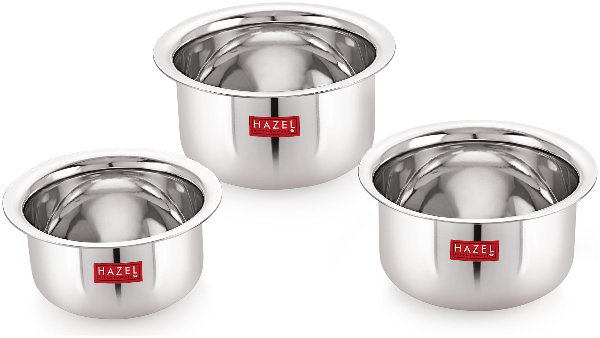 

Hazel Alfa Stainless Steel Flat Tope Without Lid