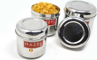 Buy Hazel Alfa Stainless Steel Kitchen Storage Baitha Containers