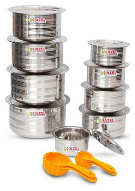 

HAZEL Designer Tope with Lid - Set of 9 With Free 5 pc Scoop Set