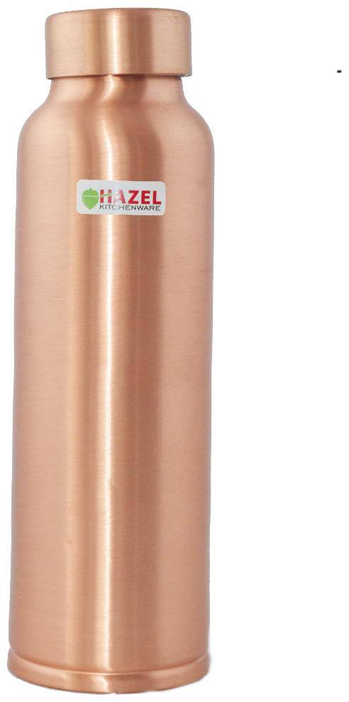 Hazel Copper Water Bottle Set of 1 ( Brown , 900 ml )