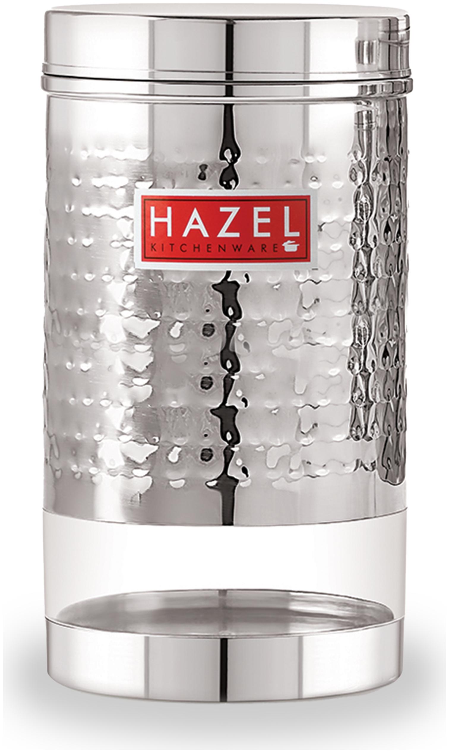 

Hazel 900 ml Silver Stainless steel Container Set - Set of 1