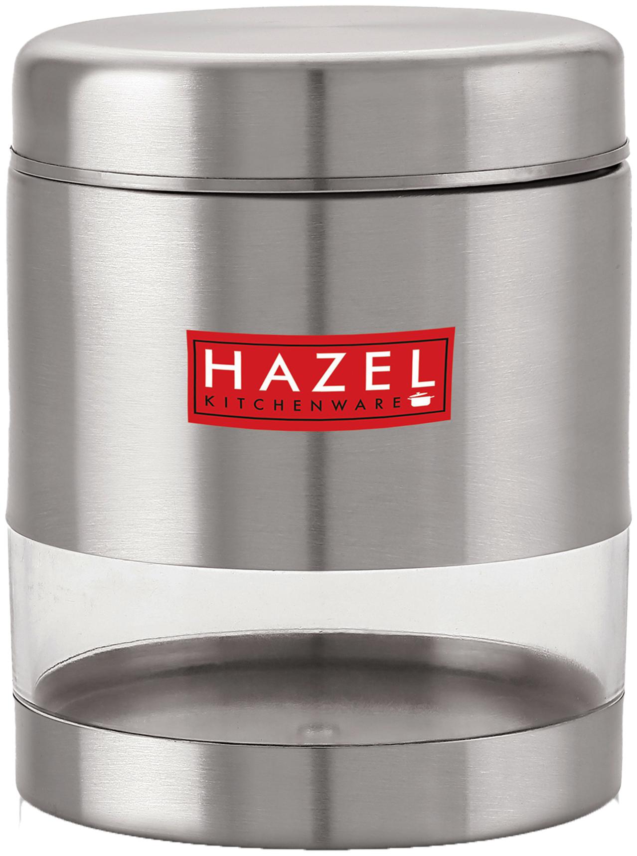

Hazel 600 ml Silver Stainless steel Container Set - Set of 1