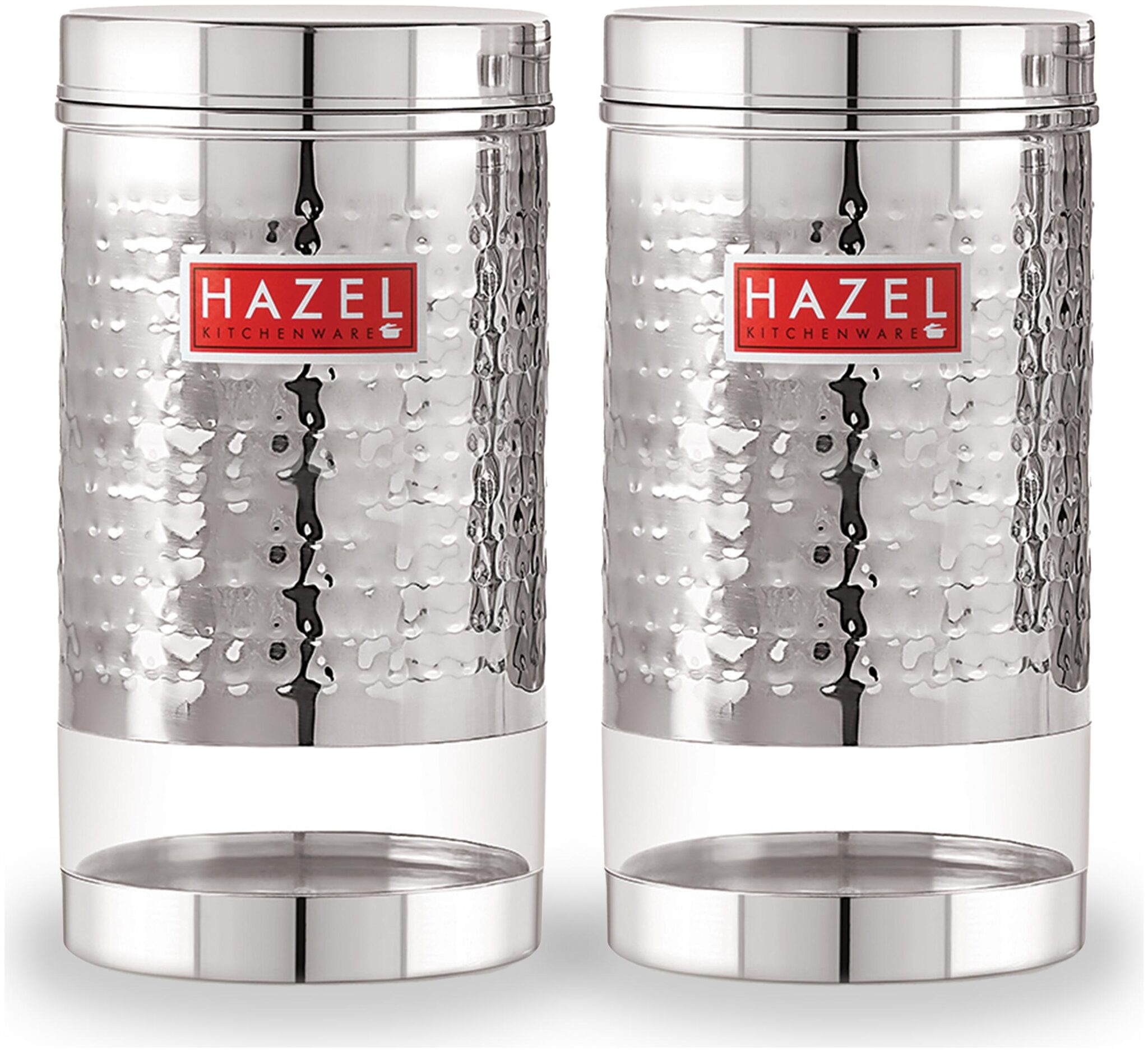 

Hazel 1200 ml Silver Stainless steel Container Set - Set of 2