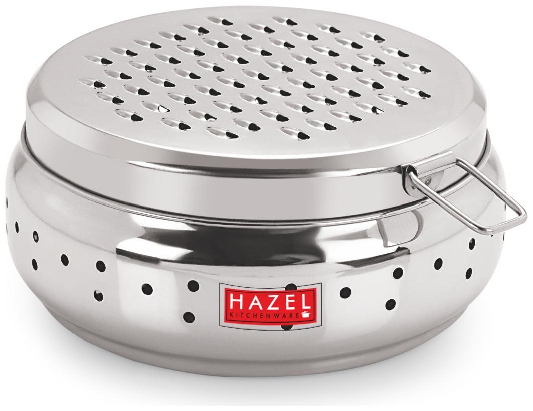 

Hazel Stainless Steel Cheese Grater with Storage Container 13 cm Small