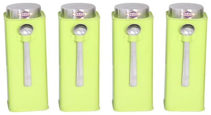 

Hazel 6000 ml Green Stainless steel Container Set - Set of 4