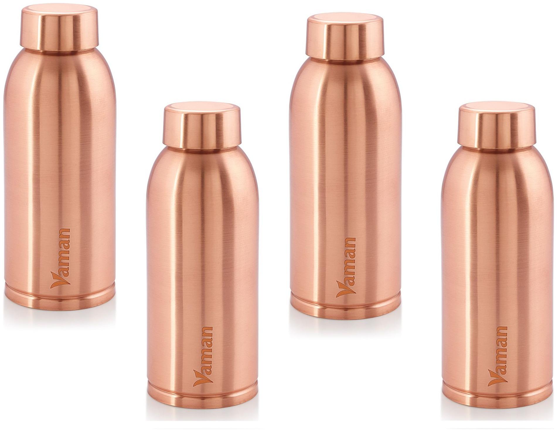 

Hazel Copper Brown Water Bottle ( 600 ml Set of 4 )