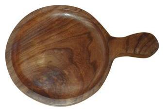 

Hazel Wooden 8 Pizza Plate Board Racket Round S9