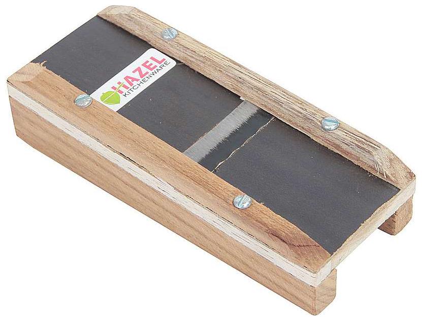 

Hazel Wooden Pista Dry Fruit Cutter Grater 12 5 cm Brown