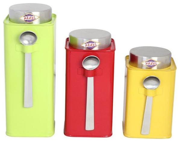

Hazel 2400 ml Multi Stainless steel Container Set - Set of 3