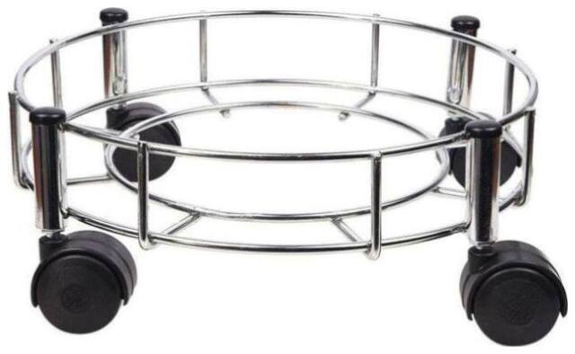 Hazzlewood  Stainless Steel Cylinder Trolley pack of 1