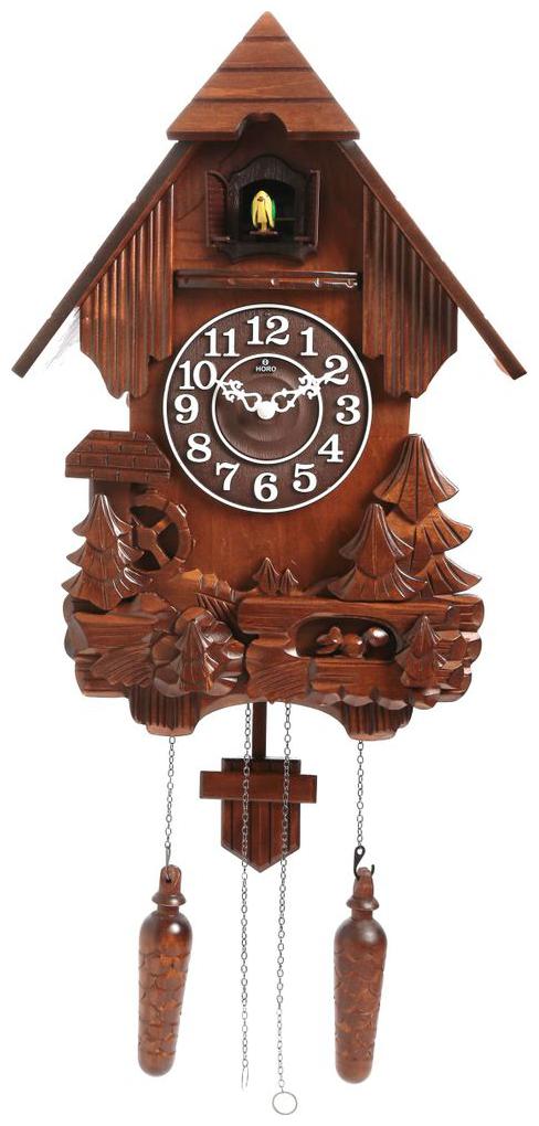 

HORO Wood Analog Wall clock ( Set of 1 )