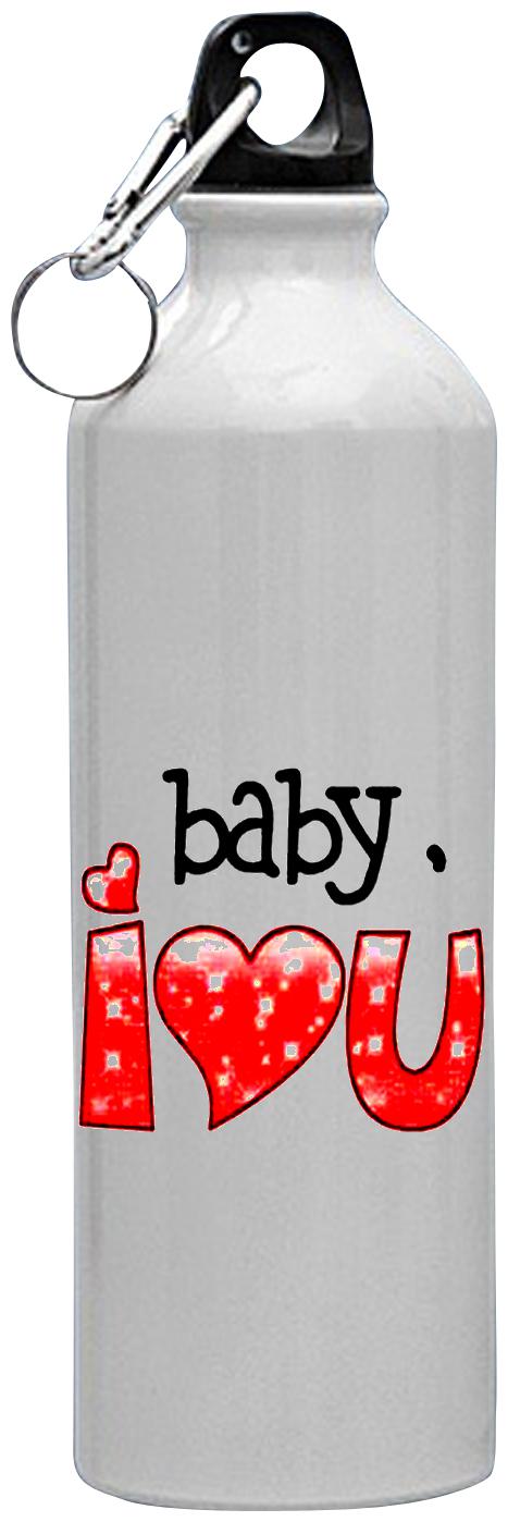 

HEALTH MECHANIC Aluminium White Water Bottle ( 750 ml Set of 1 )