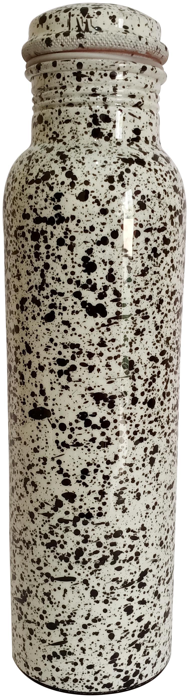 

HEALTH MECHANIC Copper White Black Water Bottle ( 1000 ml Set of 1 )