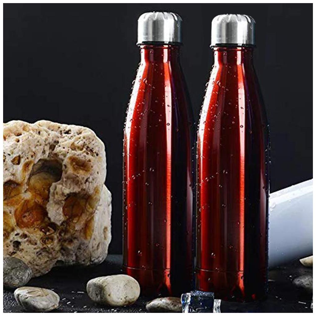 

HEALTH MECHANIC 500 ml Stainless Steel Thermosteel Flask ( Red )
