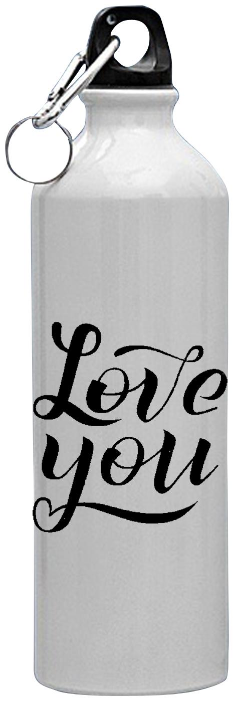 

HEALTH MECHANIC Aluminium White Water Bottle ( 750 ml Set of 1 )
