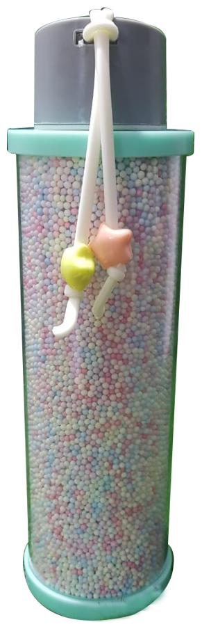 

HEALTH MECHANIC Glass Multi Water Bottle ( 350 ml Set of 1 )