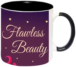 HeartLess Beauty Ceramic Coffee Mug by AshvahTM - MUG720-BLK